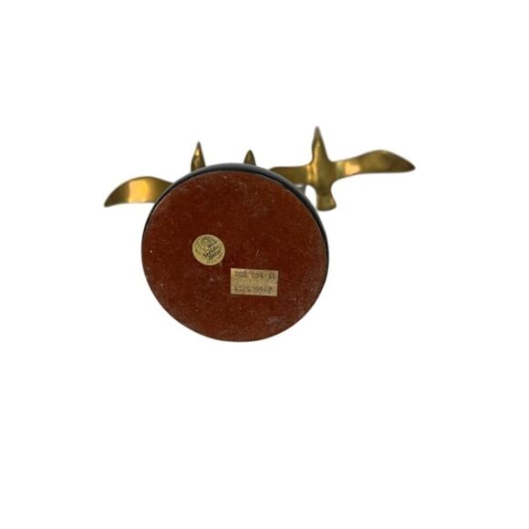 Vintage Mid Century Modern 3 Seagulls Birds in Flight Scupture Sold Brass Gatco - Picture 7 of 7